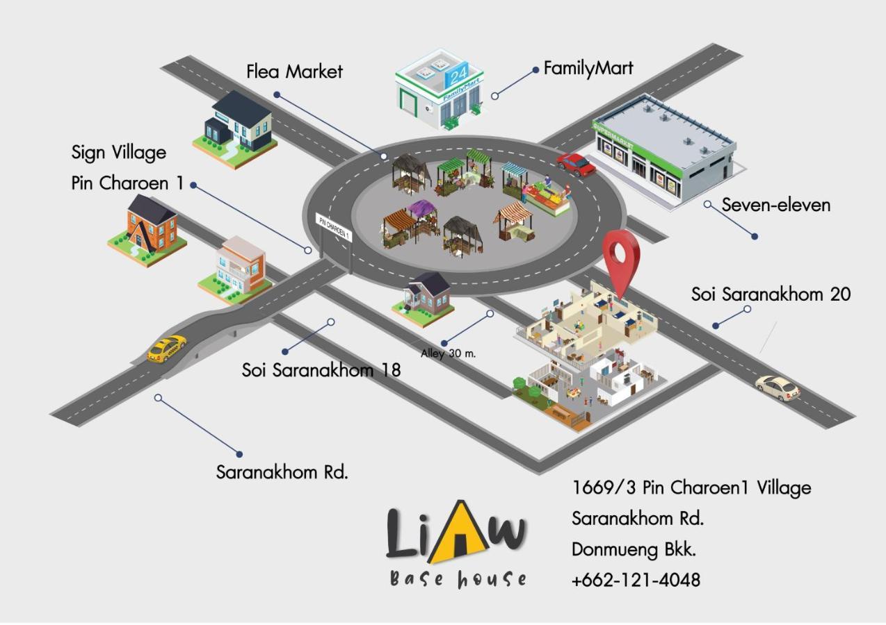 Albergue Liaw Base House Bangkok Exterior foto